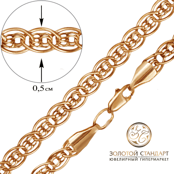 Золотий браслет Нонна/бісмарк 36600 детальне зображення ювелірного виробу