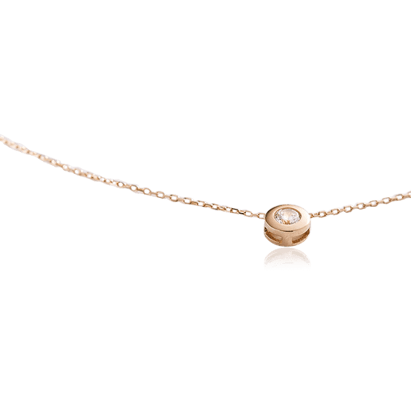 золотое колье с фианитом золотое колье с фианитом