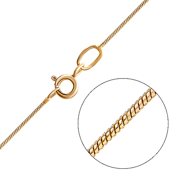 Золотая цепочка Змейка 036299 детальное изображение ювелирного изделия Золотые цепочки Золотая цепочка Змейка 036299 детальное изображение ювелирного изделия Золотые цепочки