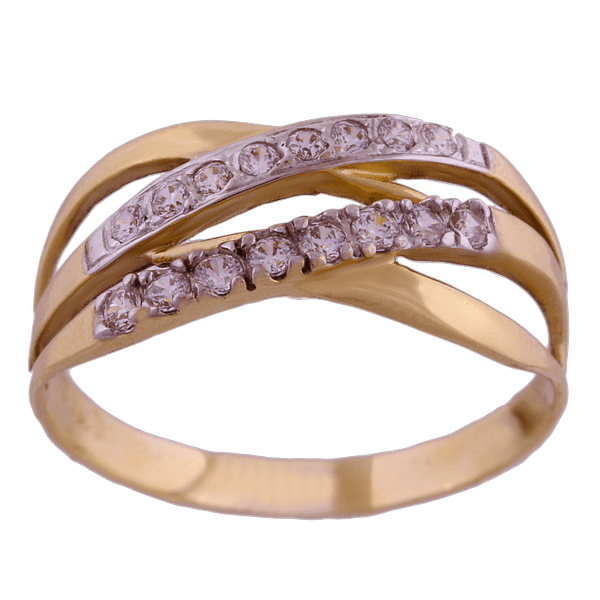 Золотое кольцо с цирконием 18093 детальное изображение ювелирного изделия Золотые кольца с фианитом Золотое кольцо с цирконием 18093 детальное изображение ювелирного изделия Золотые кольца с фианитом