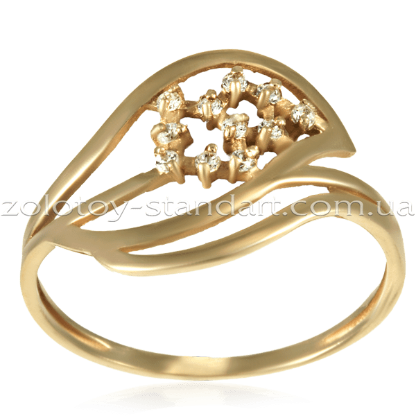 Золотое кольцо 11802 детальное изображение ювелирного изделия Золотые кольца с фианитом Золотое кольцо 11802 детальное изображение ювелирного изделия Золотые кольца с фианитом