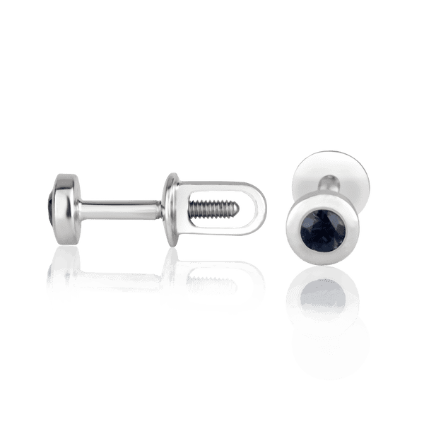 Золотые серьги-пуссеты с сапфиром 025371 детальное изображение ювелирного изделия Золотые серьги с сапфиром Золотые серьги-пуссеты с сапфиром 025371 детальное изображение ювелирного изделия Золотые серьги с сапфиром