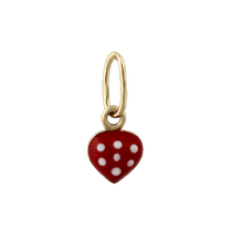 обзорное фото Золотой подвес Клубничка 61833 Детские подвески золотые обзорное фото Золотой подвес Клубничка 61833  Детские подвески золотые