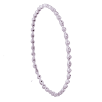обзорное фото Серебряный браслет жесткий с цирконием 5748  Серебряные женские браслеты