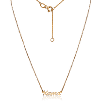 обзорное фото Именное колье из золота 585 пробы Катя 033225  Именные золотые колье