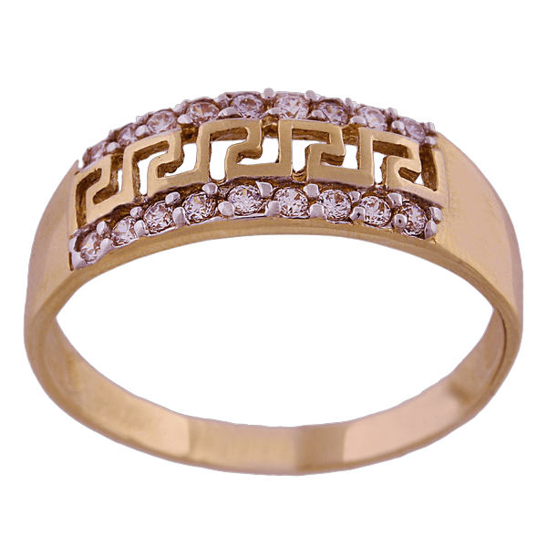 Золотое кольцо с цирконием 18127 детальное изображение ювелирного изделия Золотые кольца с фианитом Золотое кольцо с цирконием 18127 детальное изображение ювелирного изделия Золотые кольца с фианитом