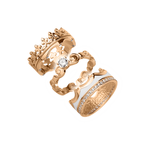 Золотое кольцо корона Золотое кольцо корона