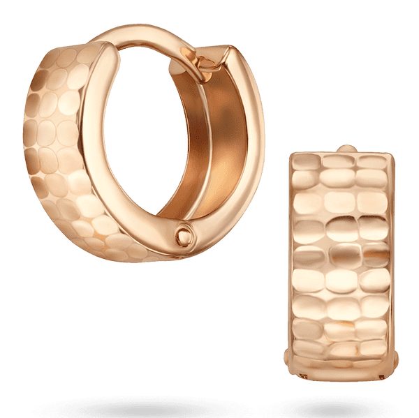 Легенькие женские серьги конго на английской застежке в красном золоте 039901 детальное изображение ювелирного изделия Золотые серьги без вставок Легенькие женские серьги конго на английской застежке в красном золоте 039901 детальное изображение ювелирного изделия Золотые серьги без вставок