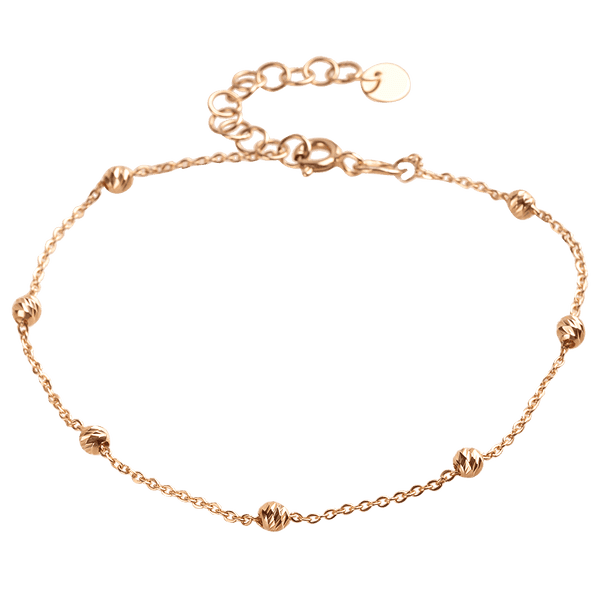 Нежный золотой браслет с шариками универсального размера 033248 детальное изображение ювелирного изделия Женские золотые браслеты Нежный золотой браслет с шариками универсального размера 033248 детальное изображение ювелирного изделия Женские золотые браслеты