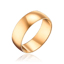 обзорное фото Обручальное кольцо из желтого золота классика 037125 Золотые кольца обзорное фото Обручальное кольцо из желтого золота классика 037125  Золотые кольца