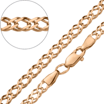 обзорное фото Золотая цепочка без вставок 027900 Золотые цепочки плетения Рембо обзорное фото Золотая цепочка без вставок 027900  Золотые цепочки плетения Рембо