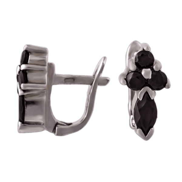 Серебряные серьги с гранатом 21390 детальное изображение ювелирного изделия Серебряные серьги с камнями Серебряные серьги с гранатом 21390 детальное изображение ювелирного изделия Серебряные серьги с камнями