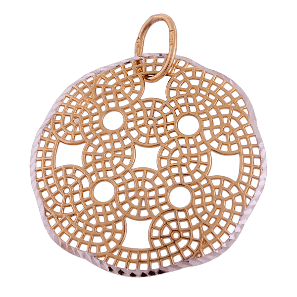 Золотой подвес 421896 детальное изображение ювелирного изделия Золотые подвески без камней