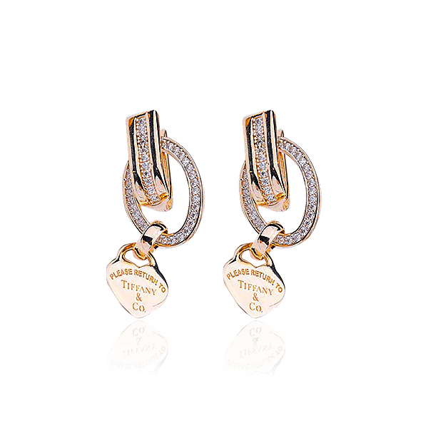 Золотые серьги Tiffany Золотые серьги Tiffany