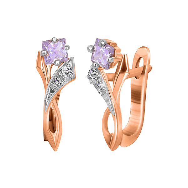 Серебряные серьги СК3ФА/008 детальное изображение ювелирного изделия Серьги с позолотой Серебряные серьги СК3ФА/008 детальное изображение ювелирного изделия Серьги с позолотой