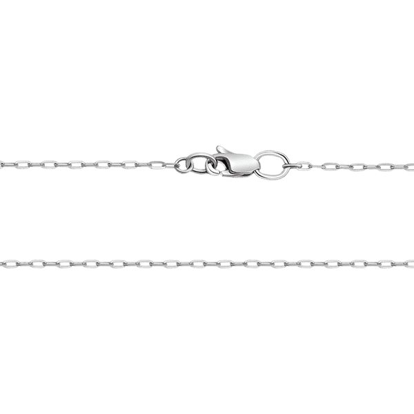 Цепочка в белом золоте якорное плетение на карабине 040423 детальное изображение ювелирного изделия Полновесные золотые цепочки Цепочка в белом золоте якорное плетение на карабине 040423 детальное изображение ювелирного изделия Полновесные золотые цепочки