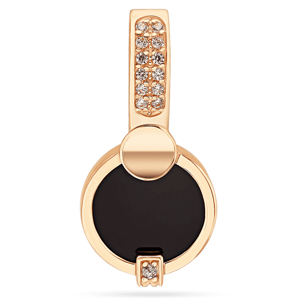 Золотой подвес с агатом и фианитами 035123 детальное изображение ювелирного изделия Золотые подвески Золотой подвес с агатом и фианитами 035123 детальное изображение ювелирного изделия Золотые подвески