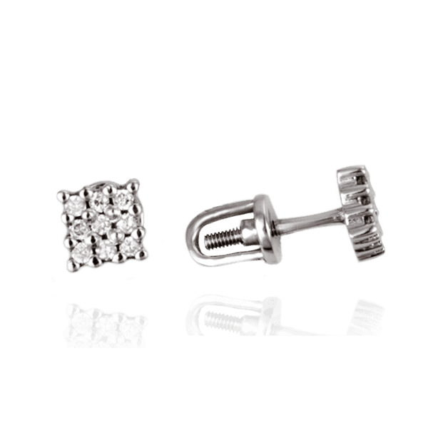 Золотые серьги с бриллиантом 2586/1 детальное изображение ювелирного изделия Золотые серьги с бриллиантами Золотые серьги с бриллиантом 2586/1 детальное изображение ювелирного изделия Золотые серьги с бриллиантами