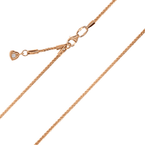 обзорное фото Золотой браслет на ногу Сердечко с фианитом 032432 Золотые браслеты на ногу обзорное фото Золотой браслет на ногу Сердечко с фианитом 032432  Золотые браслеты на ногу