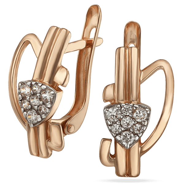 Женские сережки из золота на английской застежке 033602 детальное изображение ювелирного изделия Золотые серьги Женские сережки из золота на английской застежке 033602 детальное изображение ювелирного изделия Золотые серьги