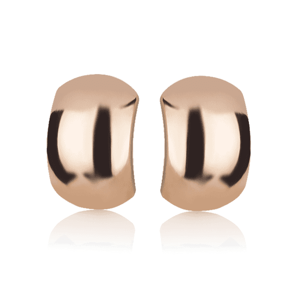 Золотые серьги из красного золота Золотые серьги из красного золота