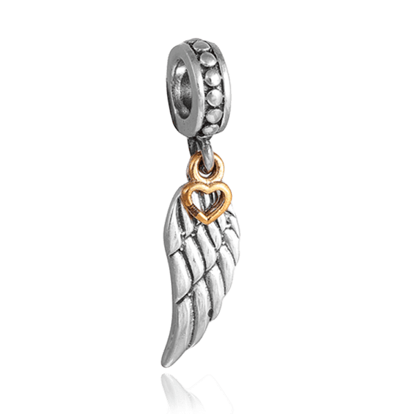 Серебряный подвес-шарм Крыло ангела 026421 детальное изображение ювелирного изделия Серебряные подвесы-шармы (бусины) Серебряный подвес-шарм Крыло ангела 026421 детальное изображение ювелирного изделия Серебряные подвесы-шармы (бусины)