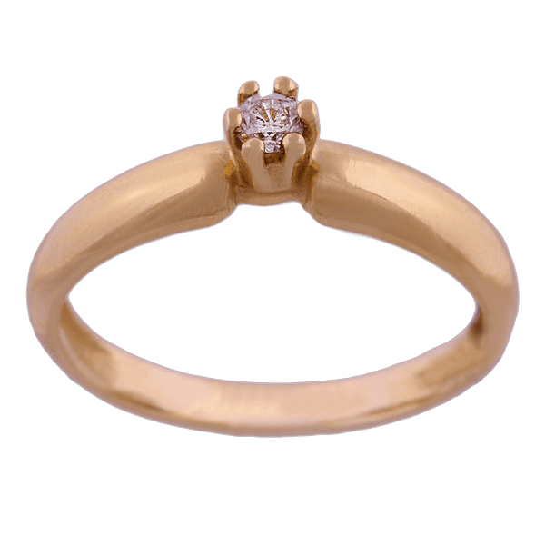 Золотое кольцо с бриллиантом 10983 детальное изображение ювелирного изделия Золотые кольца для помолвки с бриллиантом Золотое кольцо с бриллиантом 10983 детальное изображение ювелирного изделия Золотые кольца для помолвки с бриллиантом