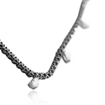 обзорное фото Бриллиантовое колье в белом золоте 750 пробы 032867 Золотое колье с бриллиантами обзорное фото Бриллиантовое колье в белом золоте 750 пробы 032867  Золотое колье с бриллиантами