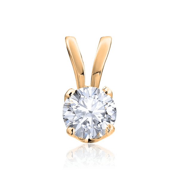 Золотой кулон с бриллиантом 036209 детальное изображение ювелирного изделия Золотые подвески Золотой кулон с бриллиантом 036209 детальное изображение ювелирного изделия Золотые подвески