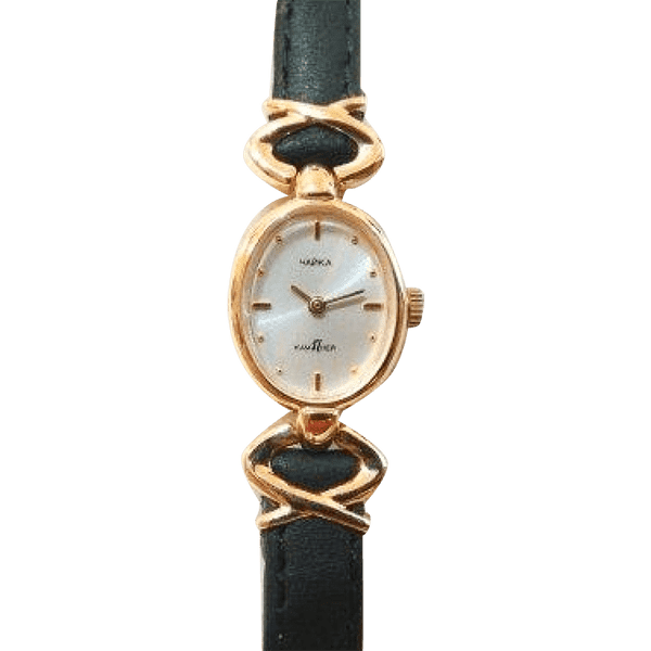 Часы на руку с золотым корпусом Часы на руку с золотым корпусом