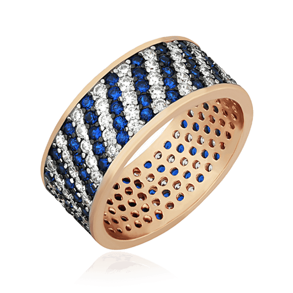 Серебряное кольцо дорожка с фианитами 024881 детальное изображение ювелирного изделия Серебряные кольца Серебряное кольцо дорожка с фианитами 024881 детальное изображение ювелирного изделия Серебряные кольца