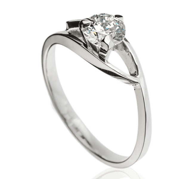 Кольцо с бриллиантом 023339 детальное изображение ювелирного изделия Золотые кольца для помолвки с бриллиантом Кольцо с бриллиантом 023339 детальное изображение ювелирного изделия Золотые кольца для помолвки с бриллиантом