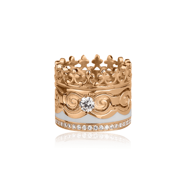 Золотое кольцо корона Золотое кольцо корона