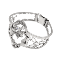 обзорное фото Массивный серебряный браслет в эксклюзивном дизайне 034555  Серебряные браслеты