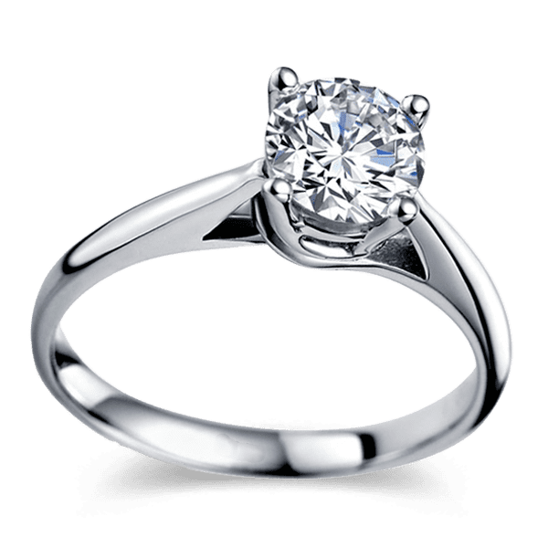 Каблучка для заручин з діамантом із білого золота 024496 детальне зображення ювелірного виробу Каблучка для заручин з діамантом із білого золота 024496 детальне зображення ювелірного виробу