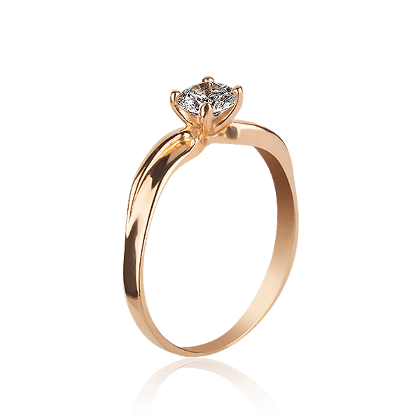 Золотое кольцо для помолвки Золотое кольцо для помолвки