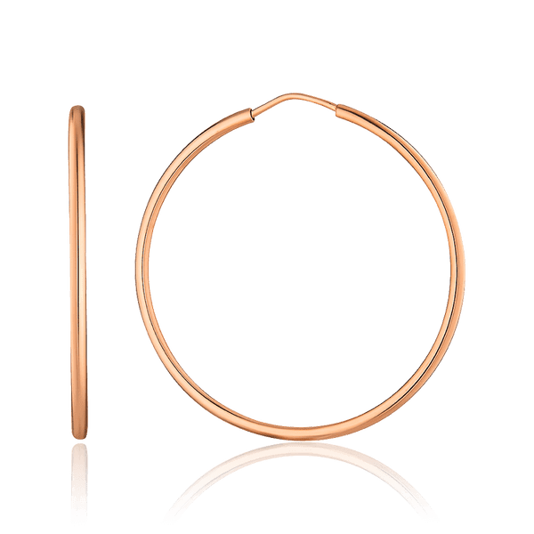 Золотые сережки кольца классические 3,5 см 036621 детальное изображение ювелирного изделия Золотые серьги Золотые сережки кольца классические 3,5 см 036621 детальное изображение ювелирного изделия Золотые серьги