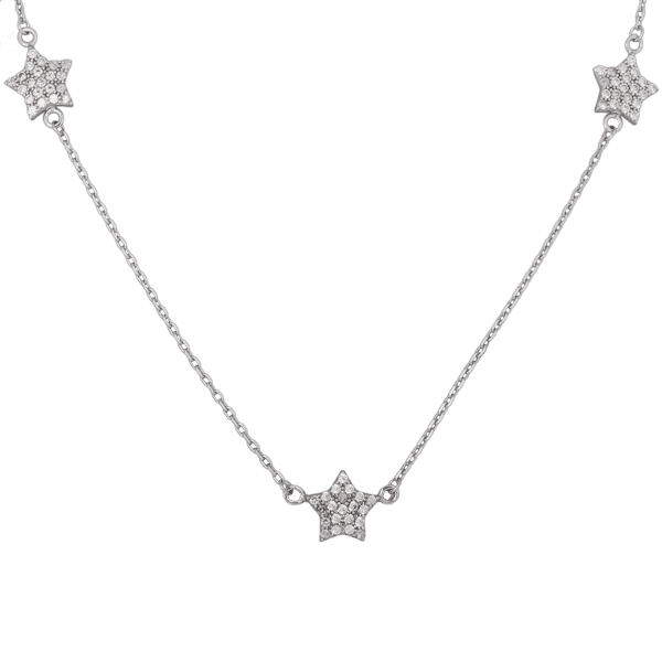 Срібний ланцюг Зірочка Якірна з цирконієм 024121 детальне зображення ювелірного виробу Срібний ланцюг Зірочка Якірна з цирконієм 024121 детальне зображення ювелірного виробу