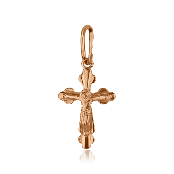 Золотой крестик для ребенка 1,4,0131 детальное изображение ювелирного изделия Детский золотой крестик Золотой крестик для ребенка 1,4,0131 детальное изображение ювелирного изделия Детский золотой крестик