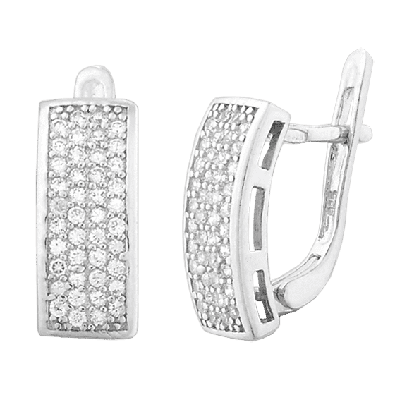 Серебряные серьги СК2Ф/373 детальное изображение ювелирного изделия Серебряные серьги с камнями Серебряные серьги СК2Ф/373 детальное изображение ювелирного изделия Серебряные серьги с камнями