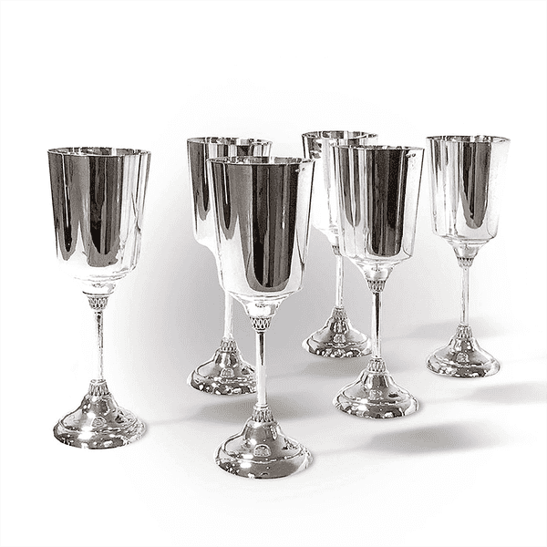 Набор серебряных рюмок на 6 персон 031820 детальное изображение ювелирного изделия Наборы столового серебра Набор серебряных рюмок на 6 персон 031820 детальное изображение ювелирного изделия Наборы столового серебра