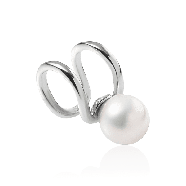 Серебряная кафа на хрящ без прокола с бусиной 036390 детальное изображение ювелирного изделия Серебряные кафы и клаймберы Серебряная кафа на хрящ без прокола с бусиной 036390 детальное изображение ювелирного изделия Серебряные кафы и клаймберы