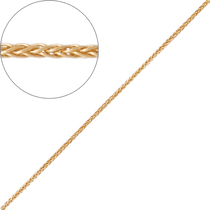 обзорное фото Золотая цепочка Колосок 303402ж Золотые цепочки плетение Колосок обзорное фото Золотая цепочка Колосок 303402ж  Золотые цепочки плетение Колосок