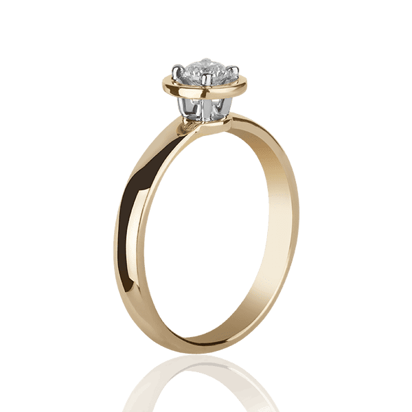 Кольцо золотое с бриллиантом