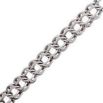 обзорное фото Серебряная цепочка Венеция 14515 Серебряные цепочки обзорное фото Серебряная цепочка Венеция 14515  Серебряные цепочки