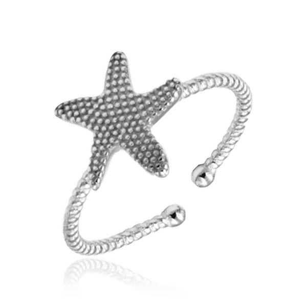 Безразмерное серебряное кольцо на фалангу Звезда 035627 детальное изображение ювелирного изделия Серебряные кольца Безразмерное серебряное кольцо на фалангу Звезда 035627 детальное изображение ювелирного изделия Серебряные кольца