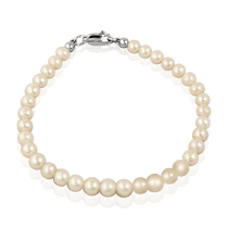 обзорное фото Жемчужный браслет с серебряной застежкой 029968 Серебряные женские браслеты обзорное фото Жемчужный браслет с серебряной застежкой 029968  Серебряные женские браслеты
