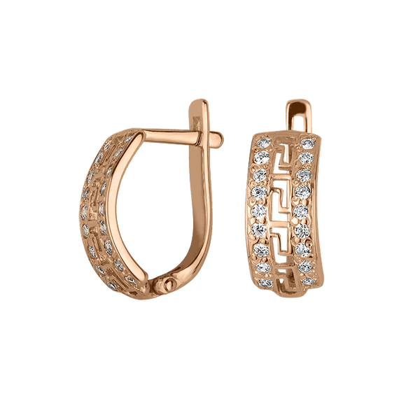 Золотые серьги 1,3,0535 детальное изображение ювелирного изделия Золотые серьги с фианитом Золотые серьги 1,3,0535 детальное изображение ювелирного изделия Золотые серьги с фианитом