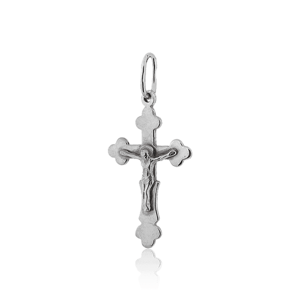 Серебряный крестик с Распятием 030642 детальное изображение ювелирного изделия Серебряные подвески крестики Серебряный крестик с Распятием 030642 детальное изображение ювелирного изделия Серебряные подвески крестики