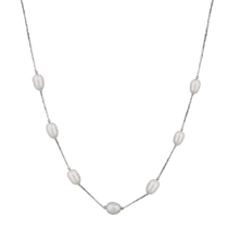 обзорное фото Серебряное колье Кл2Ж/410 Серебряные колье обзорное фото Серебряное колье Кл2Ж/410  Серебряные колье